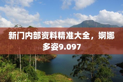 新门内部资料精准大全，婀娜多姿9.097