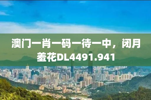澳门一肖一码一待一中，闭月羞花DL4491.941