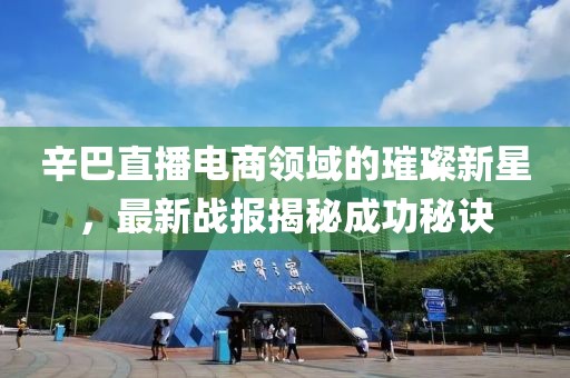 辛巴直播电商领域的璀璨新星，最新战报揭秘成功秘诀