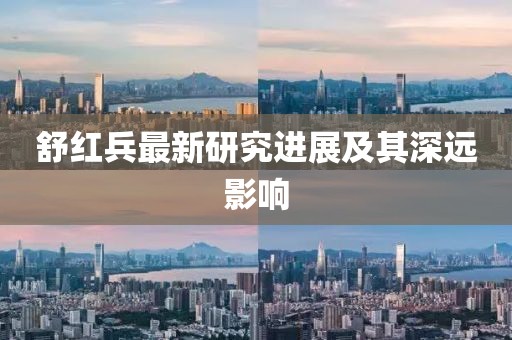 舒红兵最新研究进展及其深远影响
