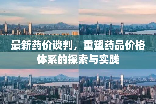 最新药价谈判，重塑药品价格体系的探索与实践