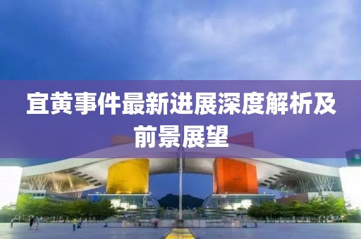 宜黄事件最新进展深度解析及前景展望