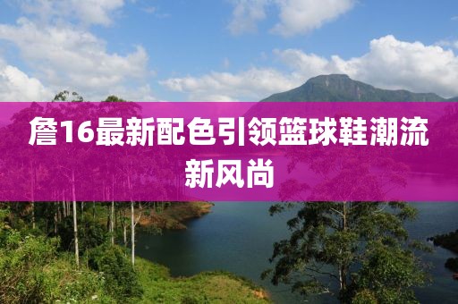 詹16最新配色引领篮球鞋潮流新风尚