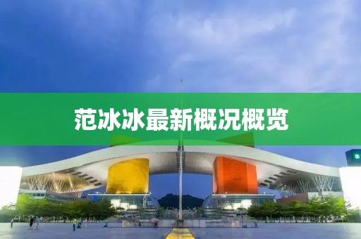 范冰冰最新概况概览