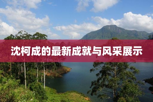 沈柯成的最新成就与风采展示