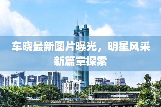 车晓最新图片曝光，明星风采新篇章探索