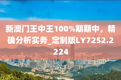 新澳门王中王100%期期中，精确分析实务_定制版LY7252.2224