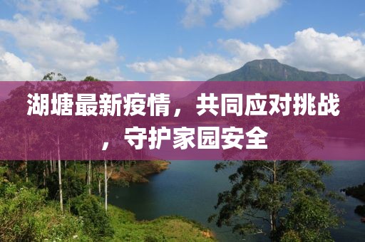 湖塘最新疫情，共同应对挑战，守护家园安全