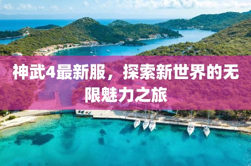 神武4最新服，探索新世界的无限魅力之旅