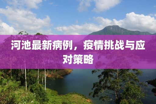 河池最新病例，疫情挑战与应对策略