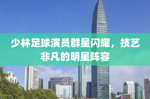 少林足球演员群星闪耀，技艺非凡的明星阵容