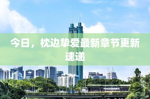 今日，枕边挚爱最新章节更新速递