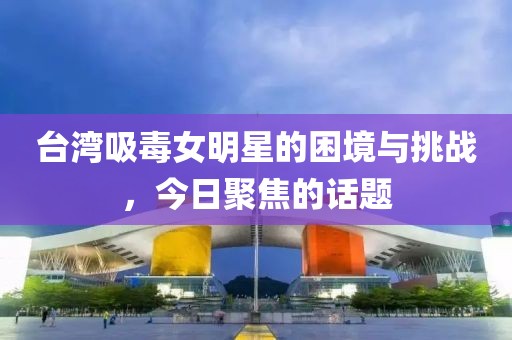 台湾吸毒女明星的困境与挑战，今日聚焦的话题