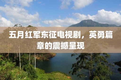 五月红军东征电视剧，英勇篇章的震撼呈现