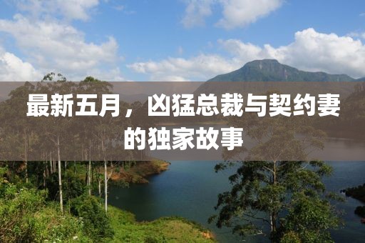 最新五月，凶猛总裁与契约妻的独家故事