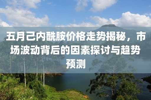 五月己内酰胺价格走势揭秘，市场波动背后的因素探讨与趋势预测