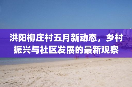 洪阳柳庄村五月新动态，乡村振兴与社区发展的最新观察