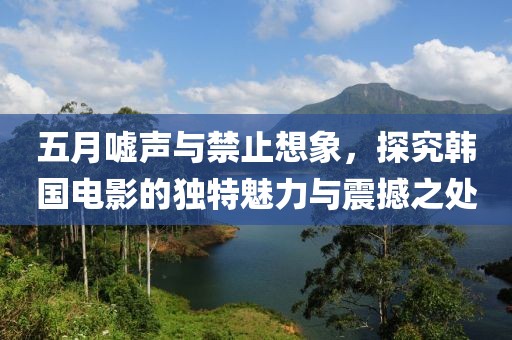 五月嘘声与禁止想象，探究韩国电影的独特魅力与震撼之处