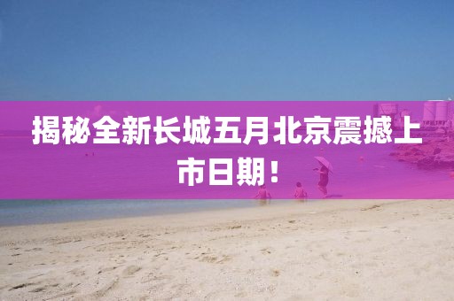 揭秘全新长城五月北京震撼上市日期！