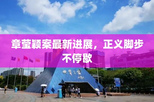 章莹颖案最新进展，正义脚步不停歇