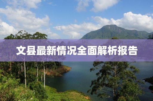 文县最新情况全面解析报告