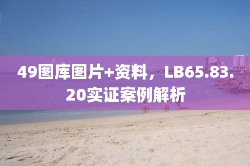 49图库图片+资料，LB65.83.20实证案例解析