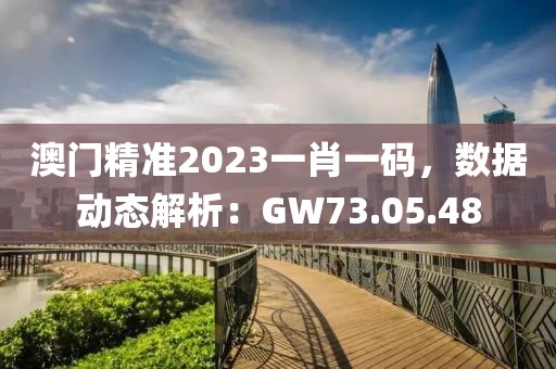 澳门精准2023一肖一码，数据动态解析：GW73.05.48