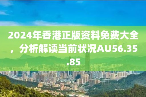 2024年香港正版资料免费大全，分析解读当前状况AU56.35.85