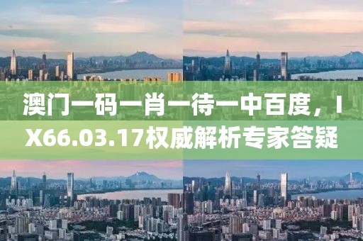 澳门一码一肖一待一中百度，IX66.03.17权威解析专家答疑