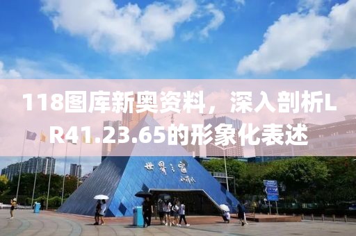 118图库新奥资料，深入剖析LR41.23.65的形象化表述